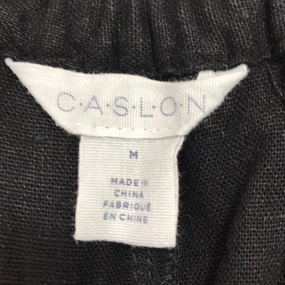 Caslon Linen Blend Wide Leg Crop Pants - Picture 4 of 7